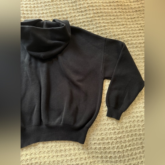 ALO - Unisex Scholar Hooded Sweater - Black - Medium - Picture 7 of 13